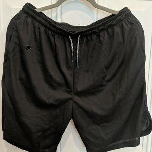 Men's Athletic Black Shorts